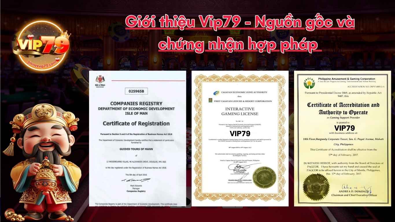 Giới thiệu Vip79 - chứng nhận hợp pháp 